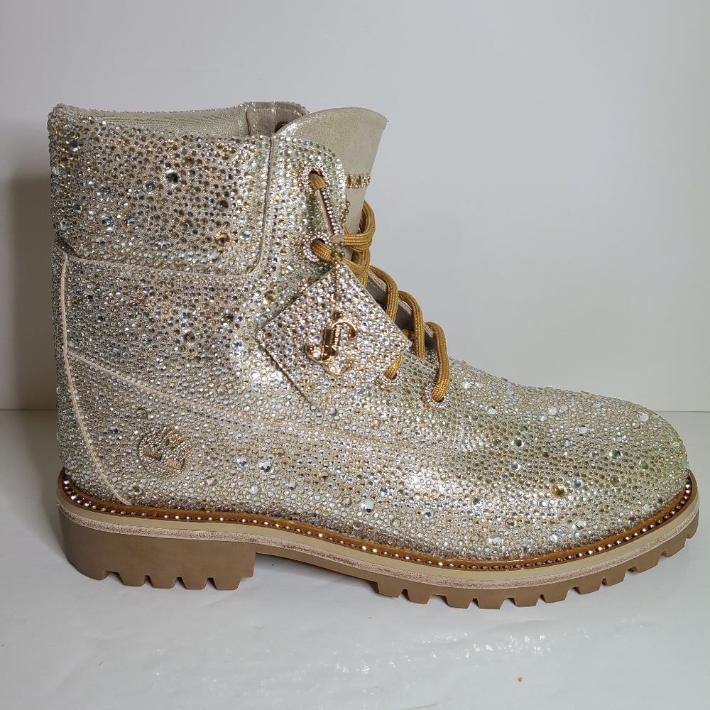 Bask in the Reflected Light of These Sparkly Timberlands